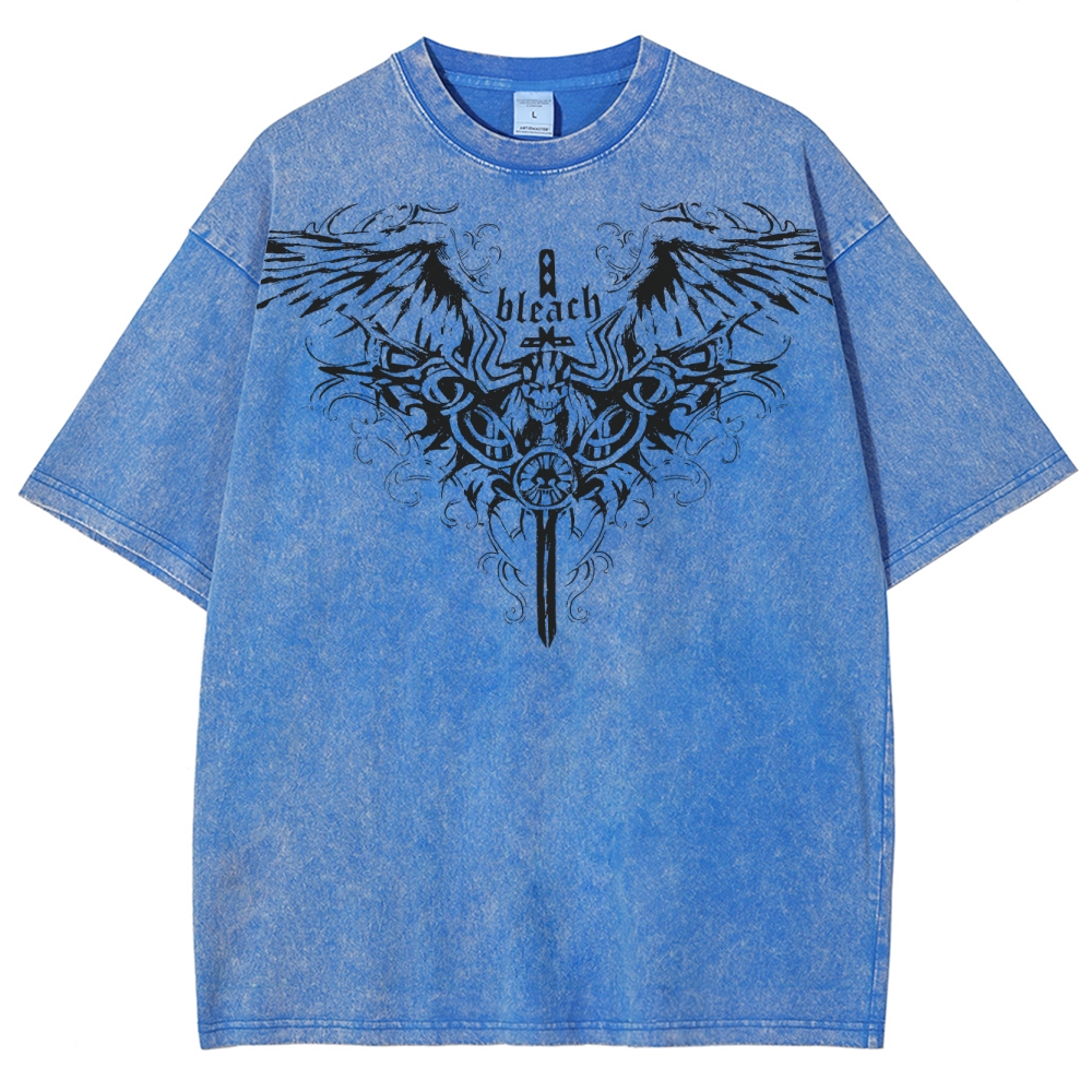 Bleach Unisex Fit Washed T-Shirt