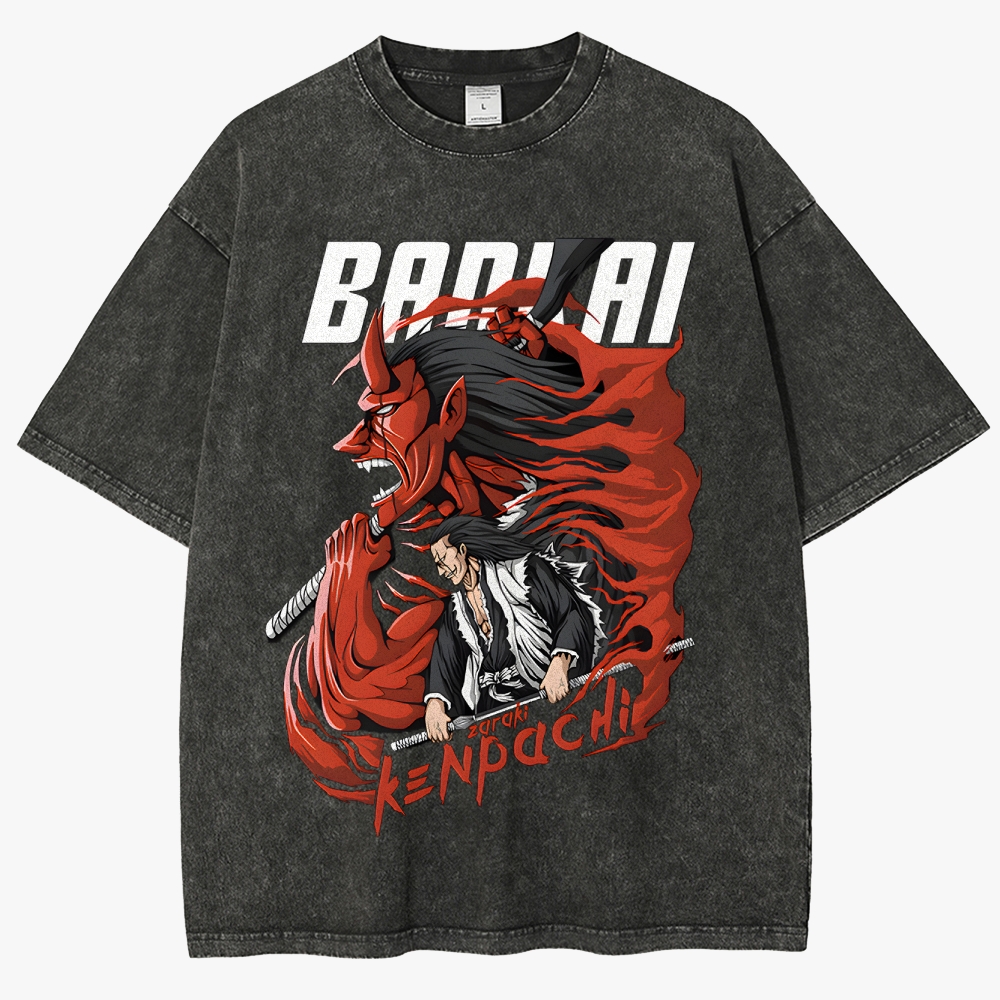 Bleach Unisex Fit Washed T-Shirt