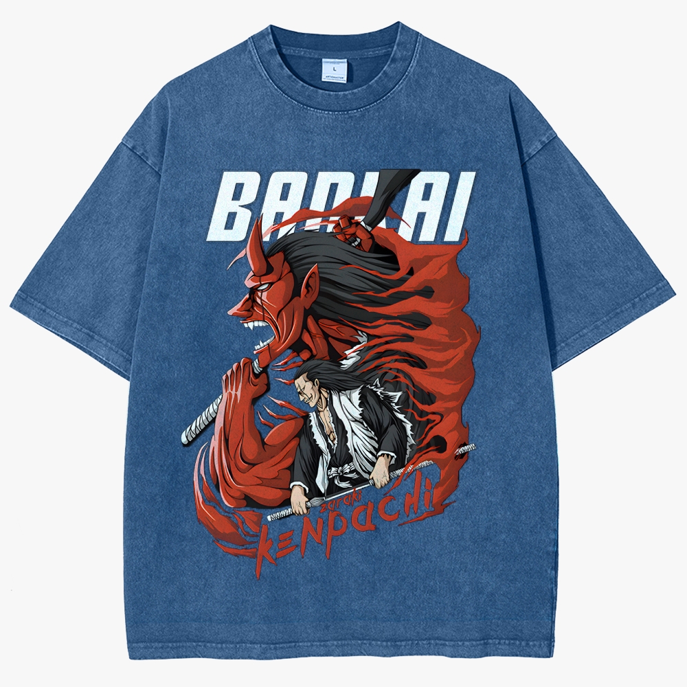 Bleach Unisex Fit Washed T-Shirt