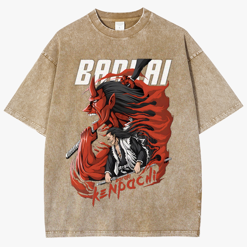 Bleach Unisex Fit Washed T-Shirt