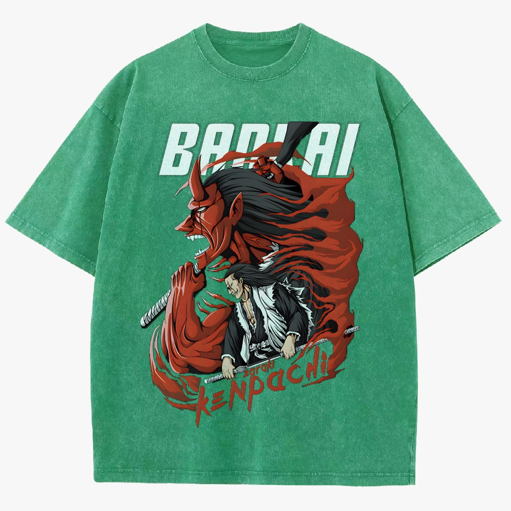 Bleach Unisex Fit Washed T-Shirt