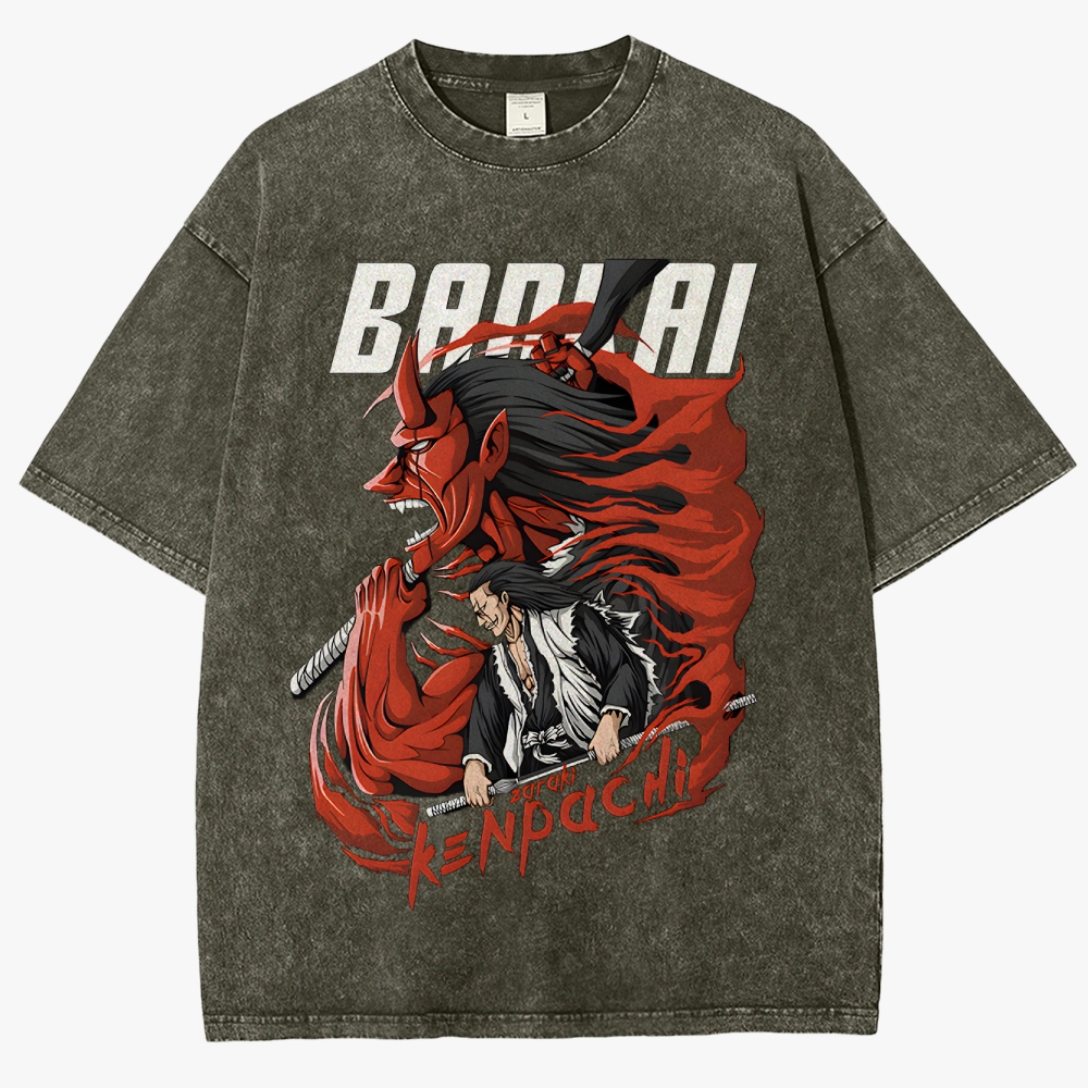 Bleach Unisex Fit Washed T-Shirt