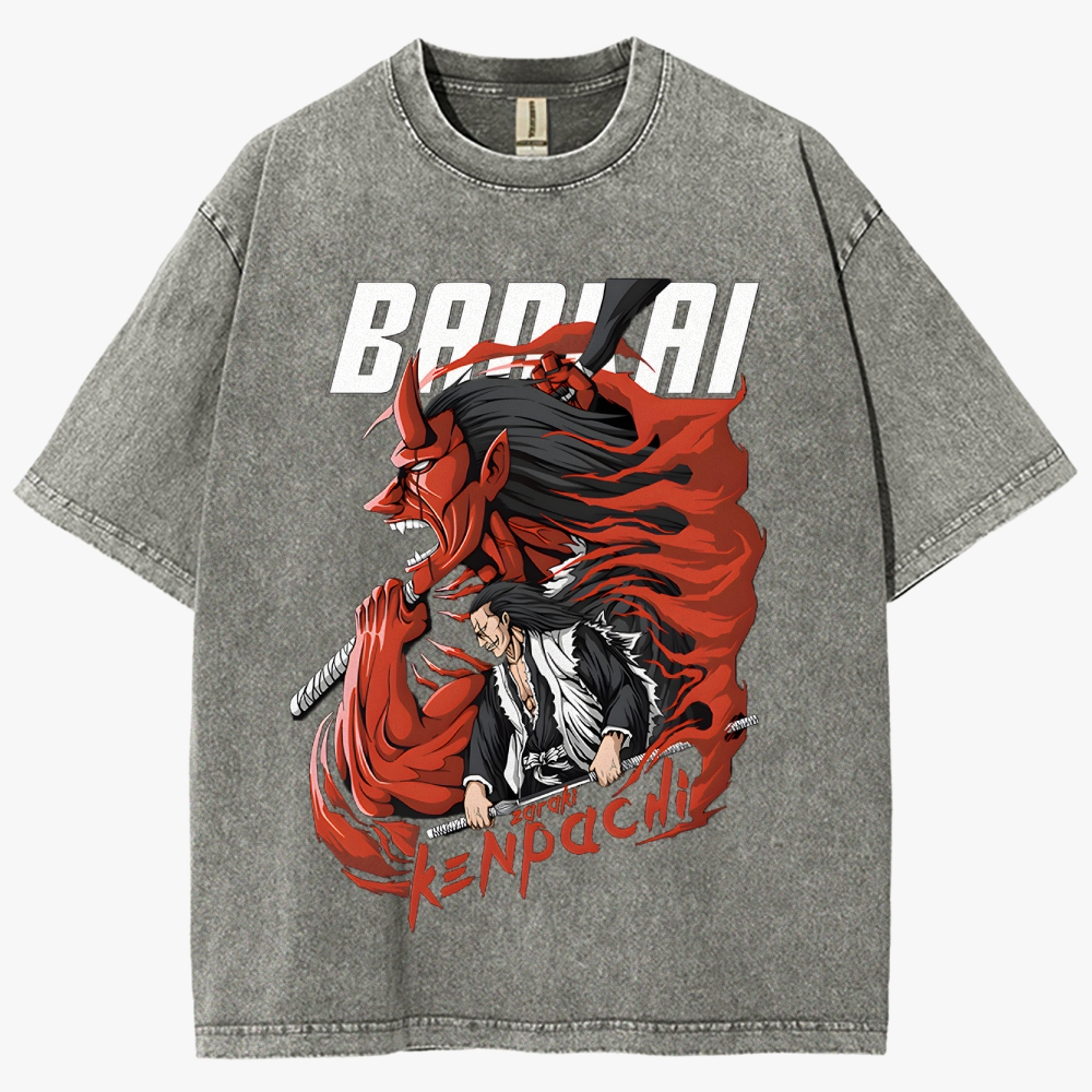 Bleach Unisex Fit Washed T-Shirt