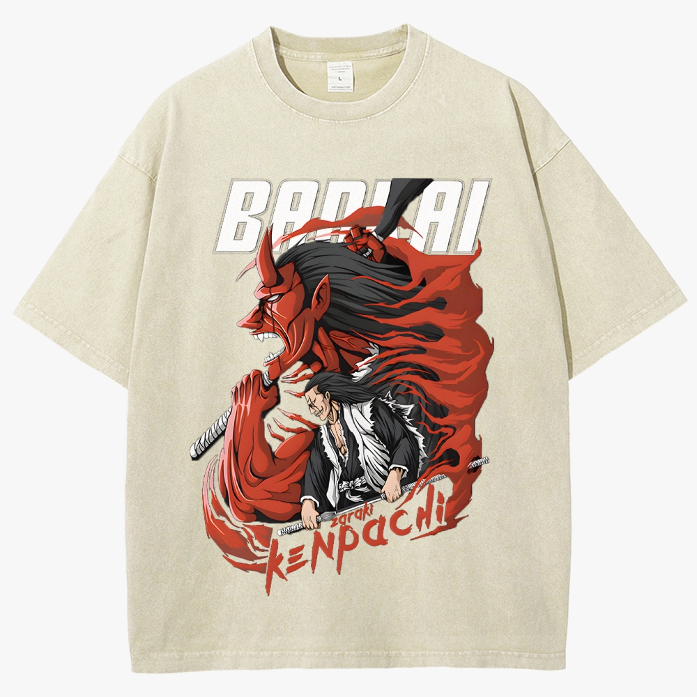 Bleach Unisex Fit Washed T-Shirt
