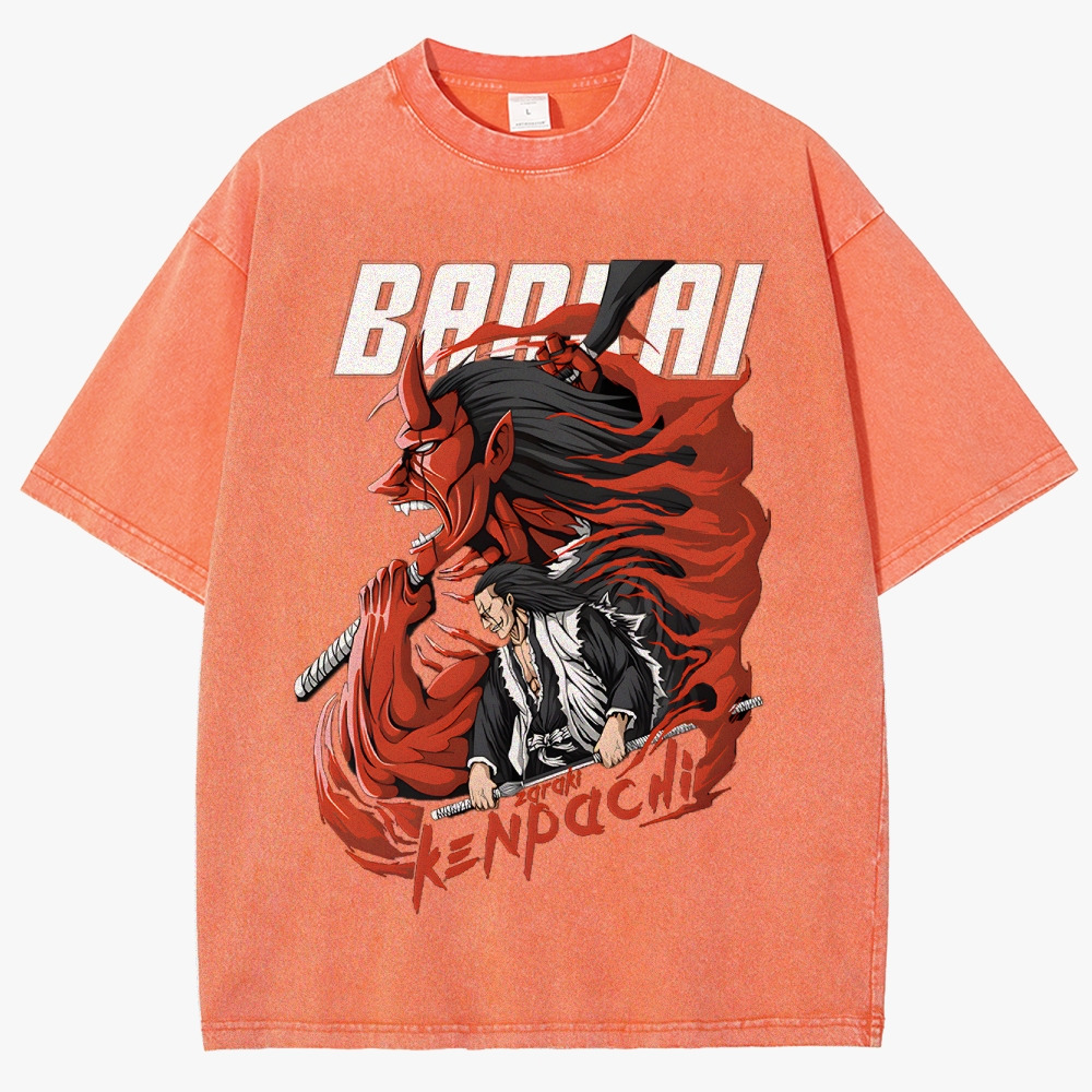 Bleach Unisex Fit Washed T-Shirt