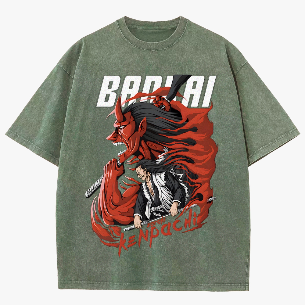 Bleach Unisex Fit Washed T-Shirt