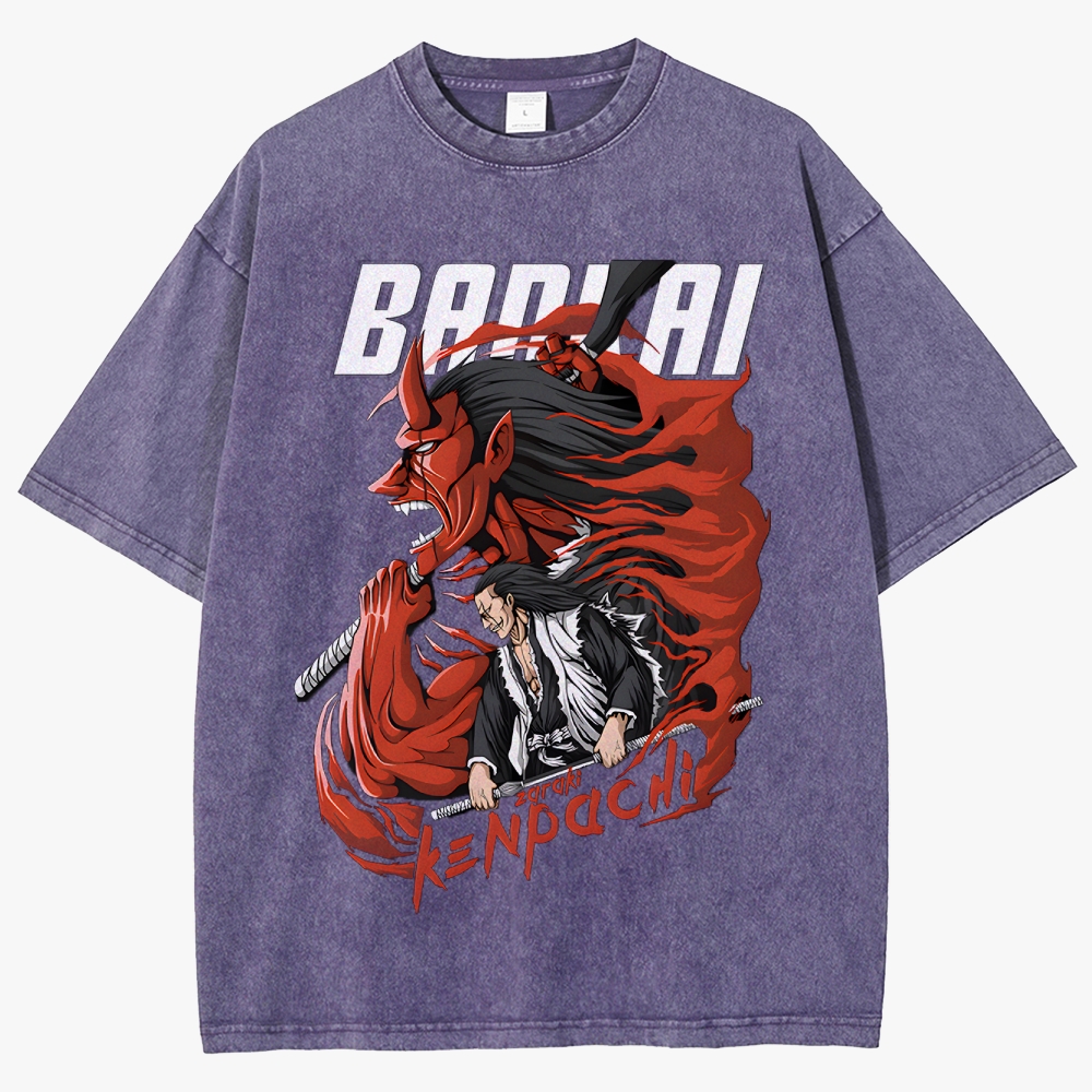Bleach Unisex Fit Washed T-Shirt