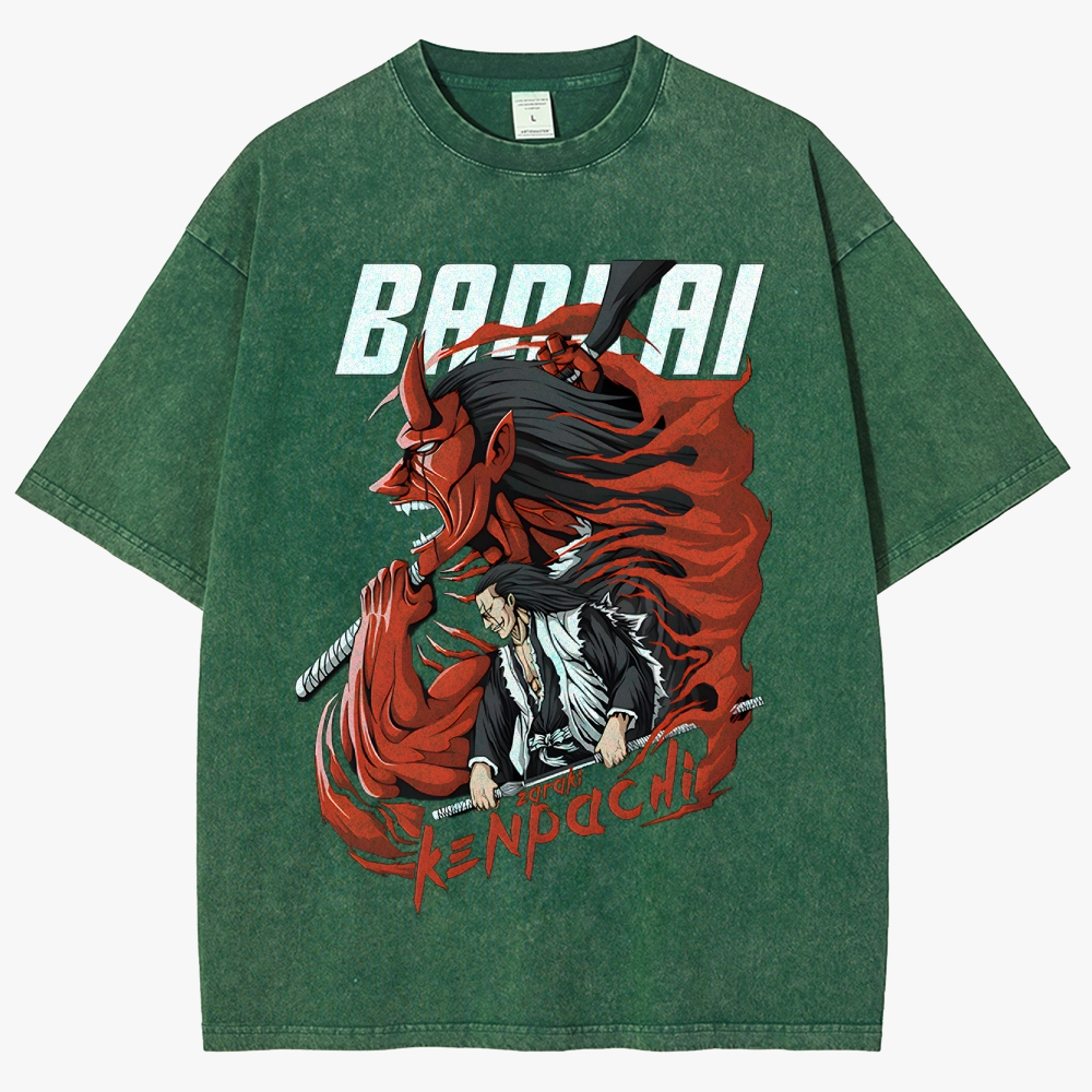 Bleach Unisex Fit Washed T-Shirt
