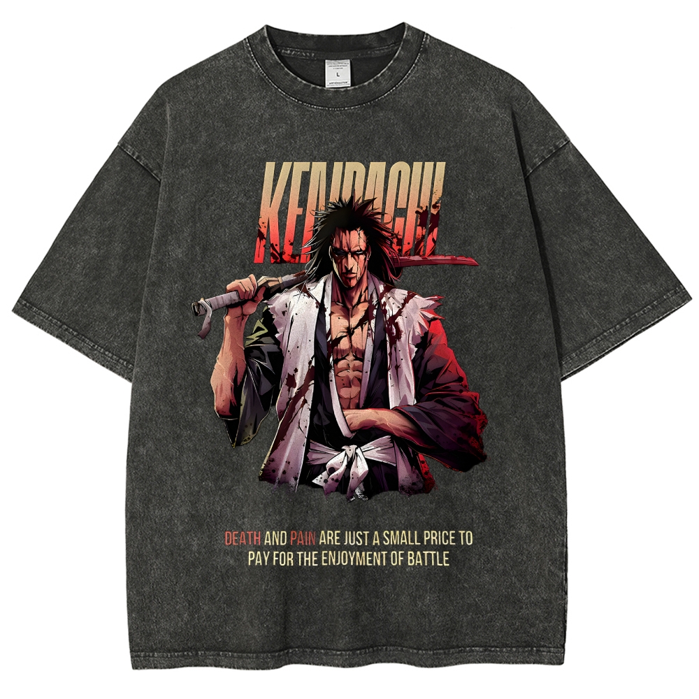 Bleach Unisex Fit Washed T-Shirt