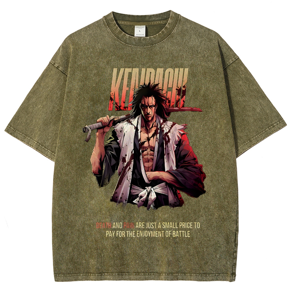 Bleach Unisex Fit Washed T-Shirt