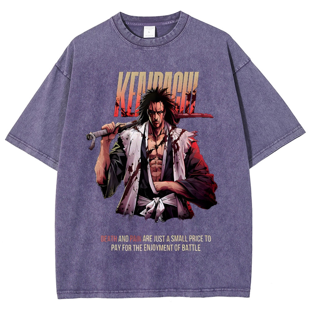 Bleach Unisex Fit Washed T-Shirt