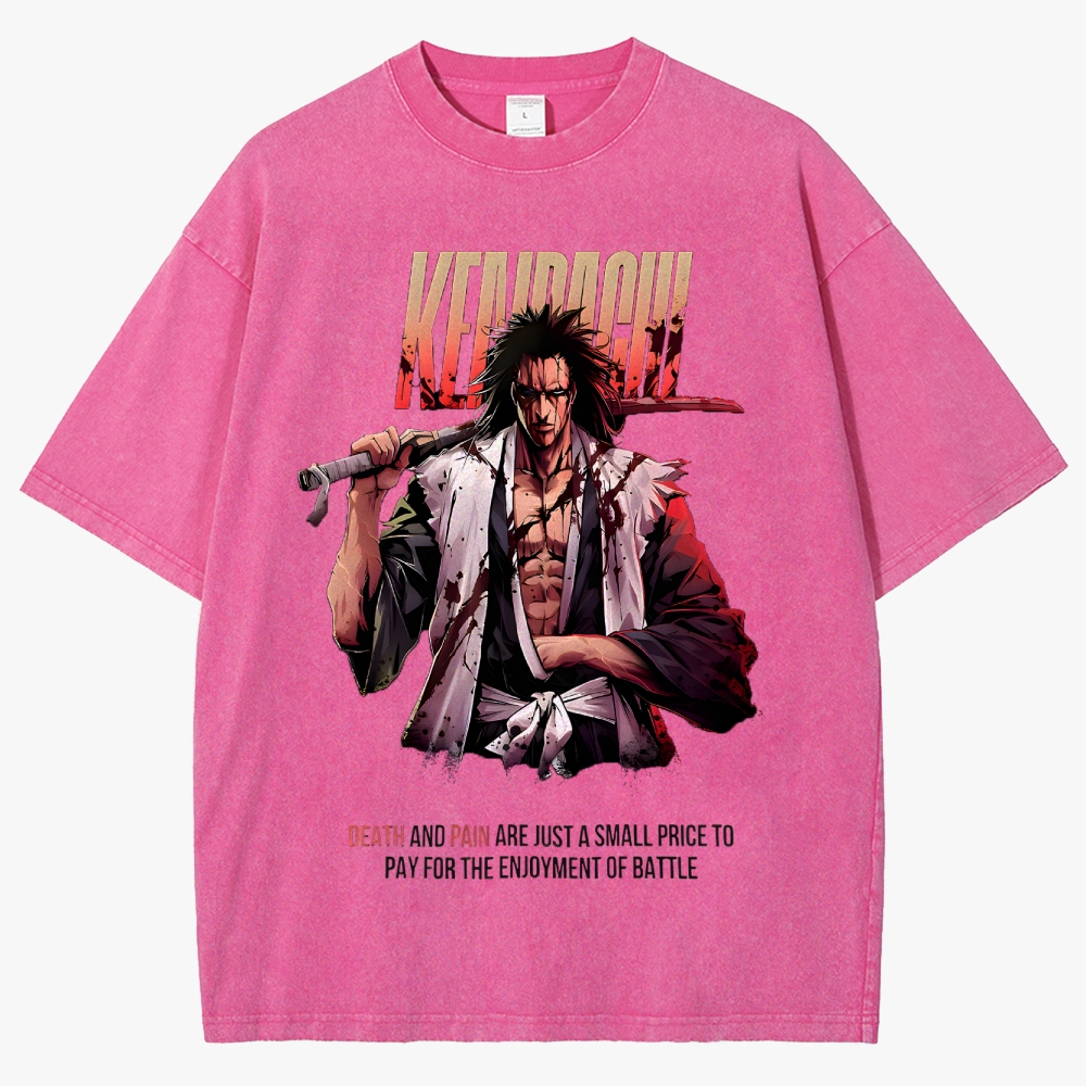 Bleach Unisex Fit Washed T-Shirt