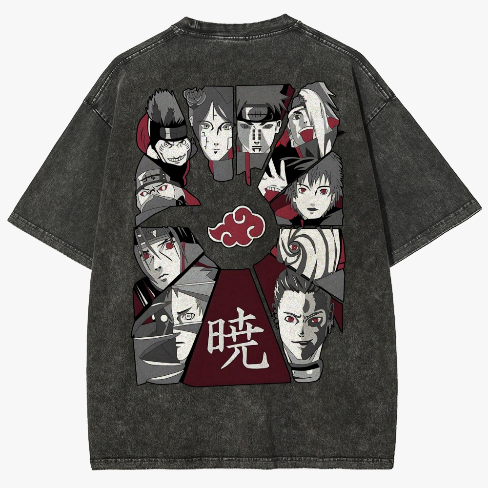 Naruto Unisex Fit Washed T-Shirt