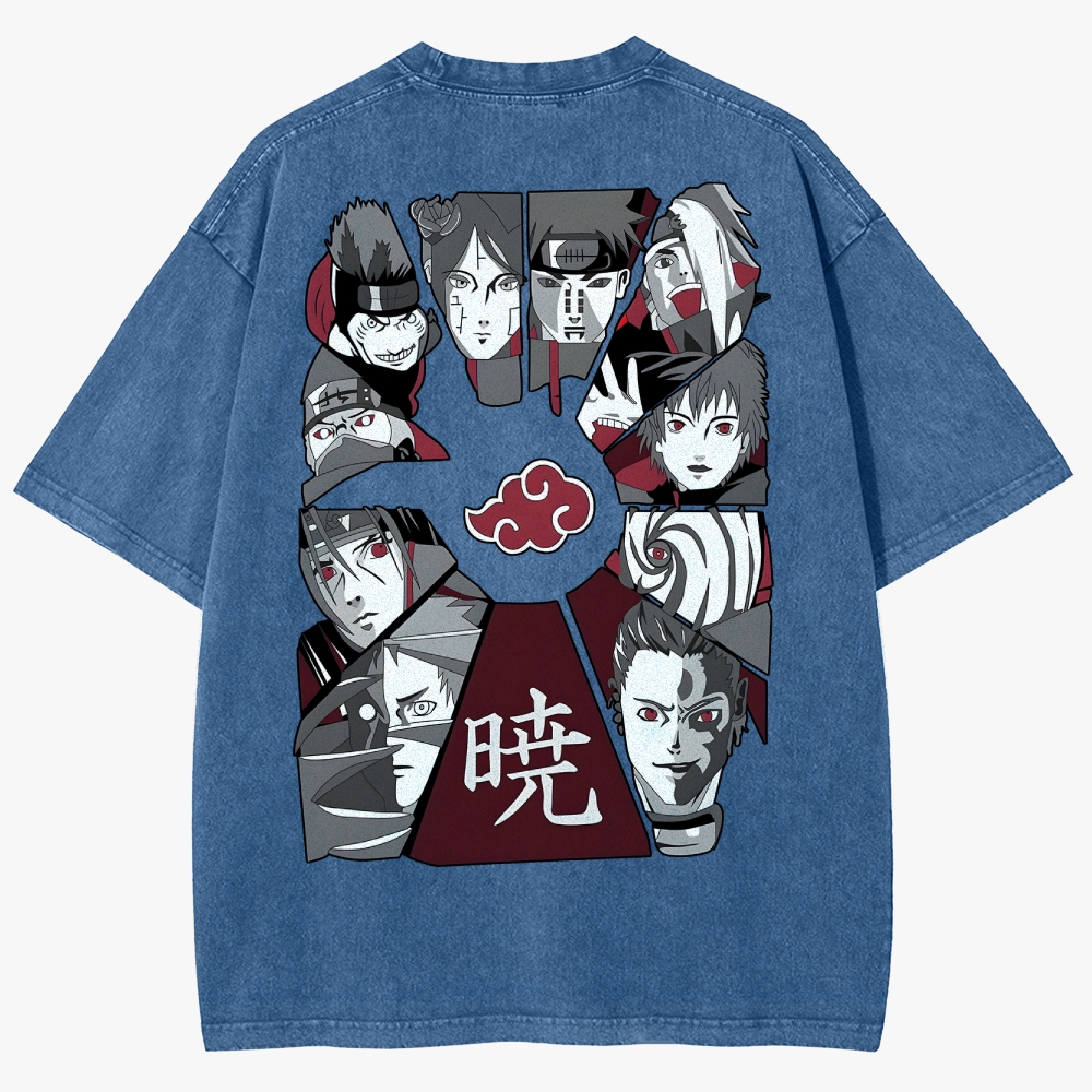 Naruto Unisex Fit Washed T-Shirt