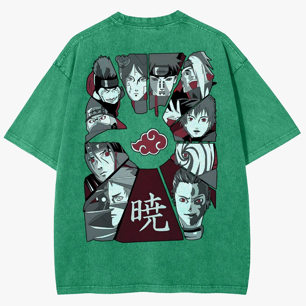 Naruto Unisex Fit Washed T-Shirt