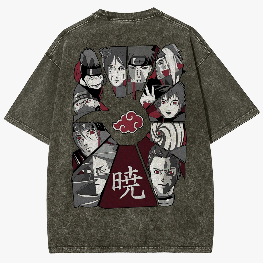 Naruto Unisex Fit Washed T-Shirt