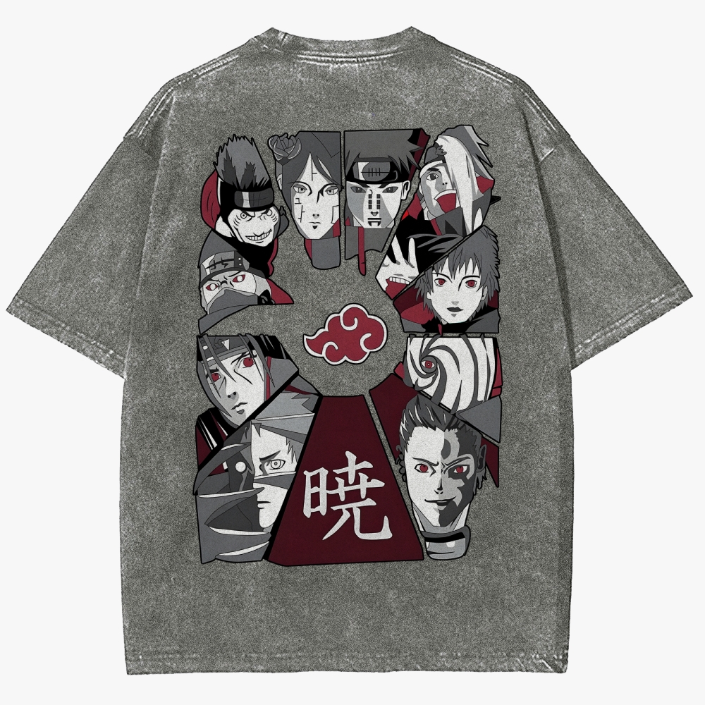 Naruto Unisex Fit Washed T-Shirt
