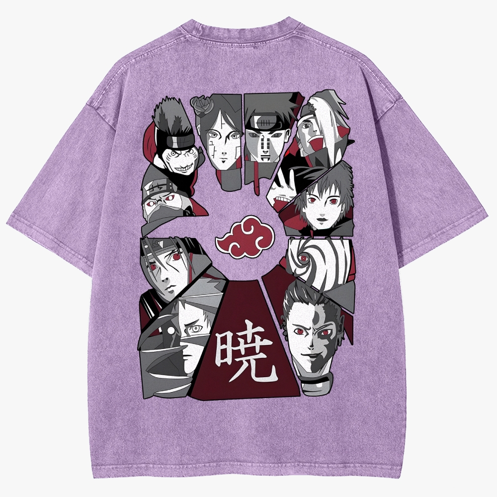 Naruto Unisex Fit Washed T-Shirt