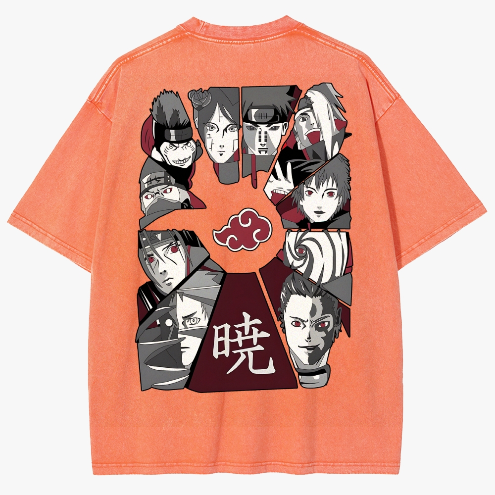 Naruto Unisex Fit Washed T-Shirt