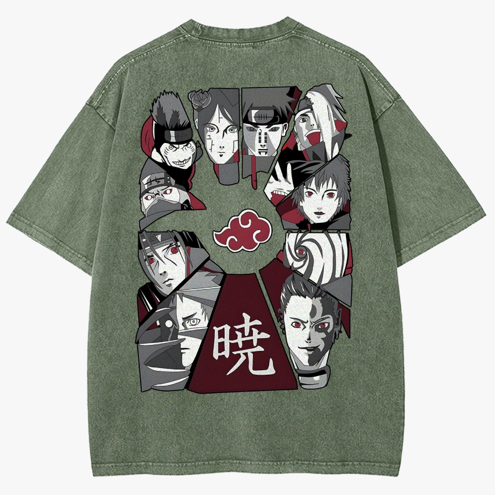 Naruto Unisex Fit Washed T-Shirt