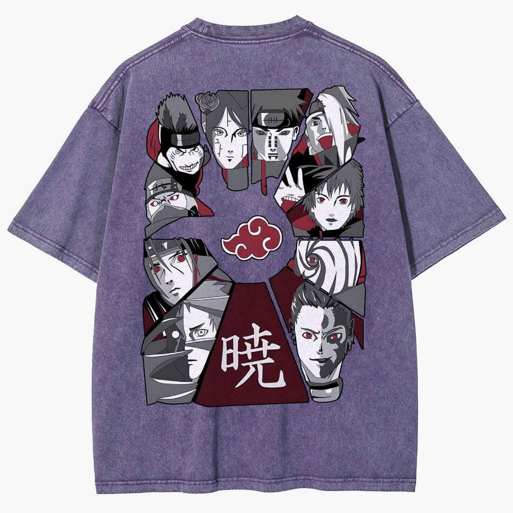 Naruto Unisex Fit Washed T-Shirt