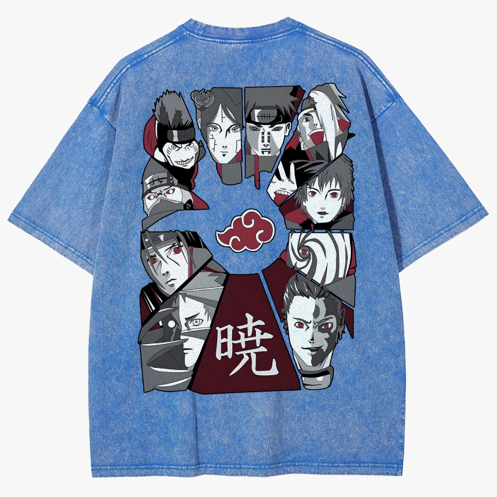 Naruto Unisex Fit Washed T-Shirt