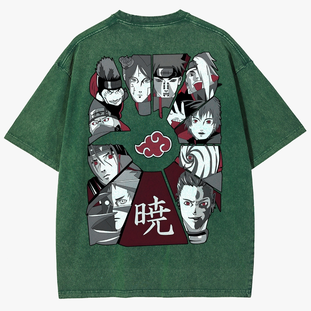 Naruto Unisex Fit Washed T-Shirt