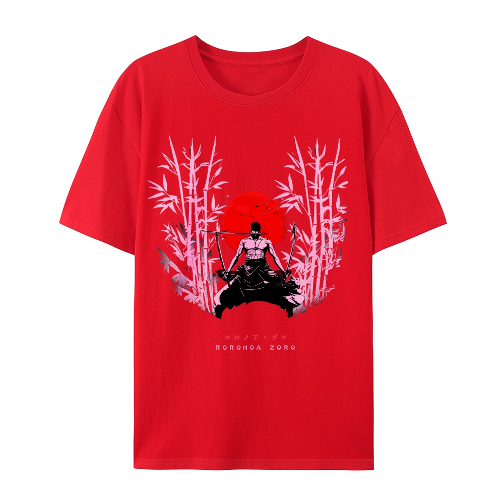 One Piece Pirate Hunter Zoro Casual Short Sleeve T-Shirt