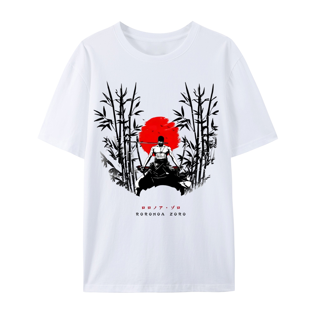 One Piece Pirate Hunter Zoro Casual Short Sleeve T-Shirt