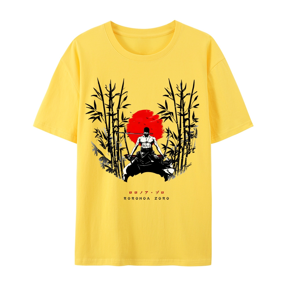 One Piece Pirate Hunter Zoro Casual Short Sleeve T-Shirt