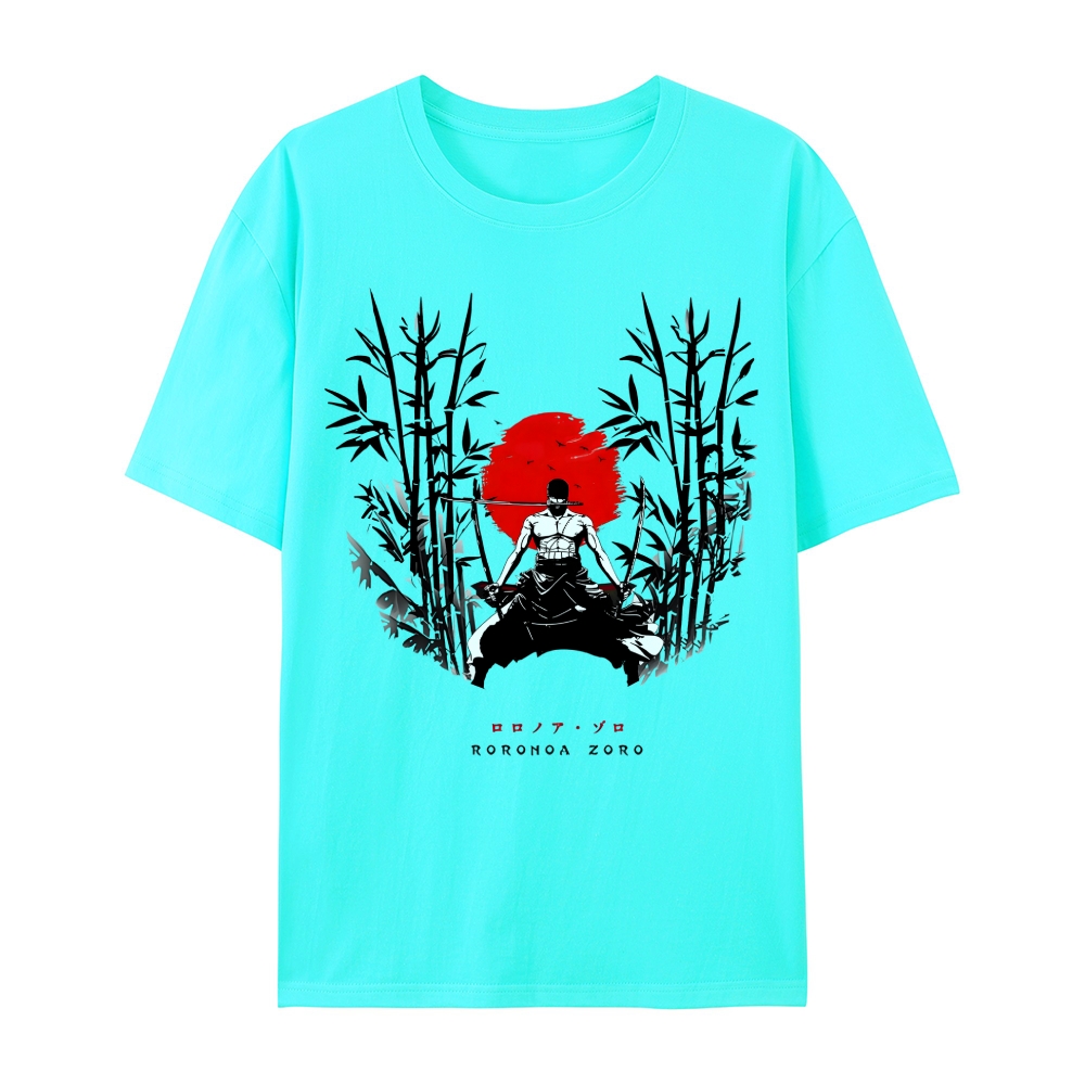 One Piece Pirate Hunter Zoro Casual Short Sleeve T-Shirt