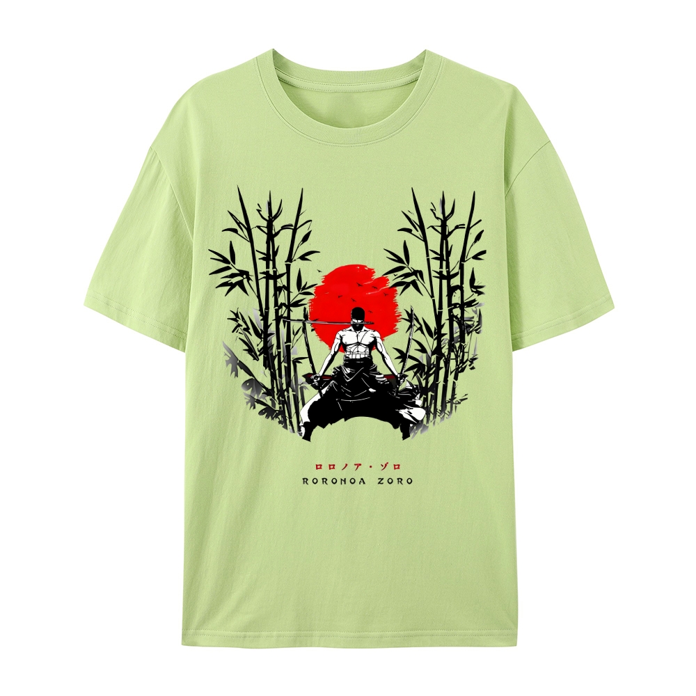 One Piece Pirate Hunter Zoro Casual Short Sleeve T-Shirt