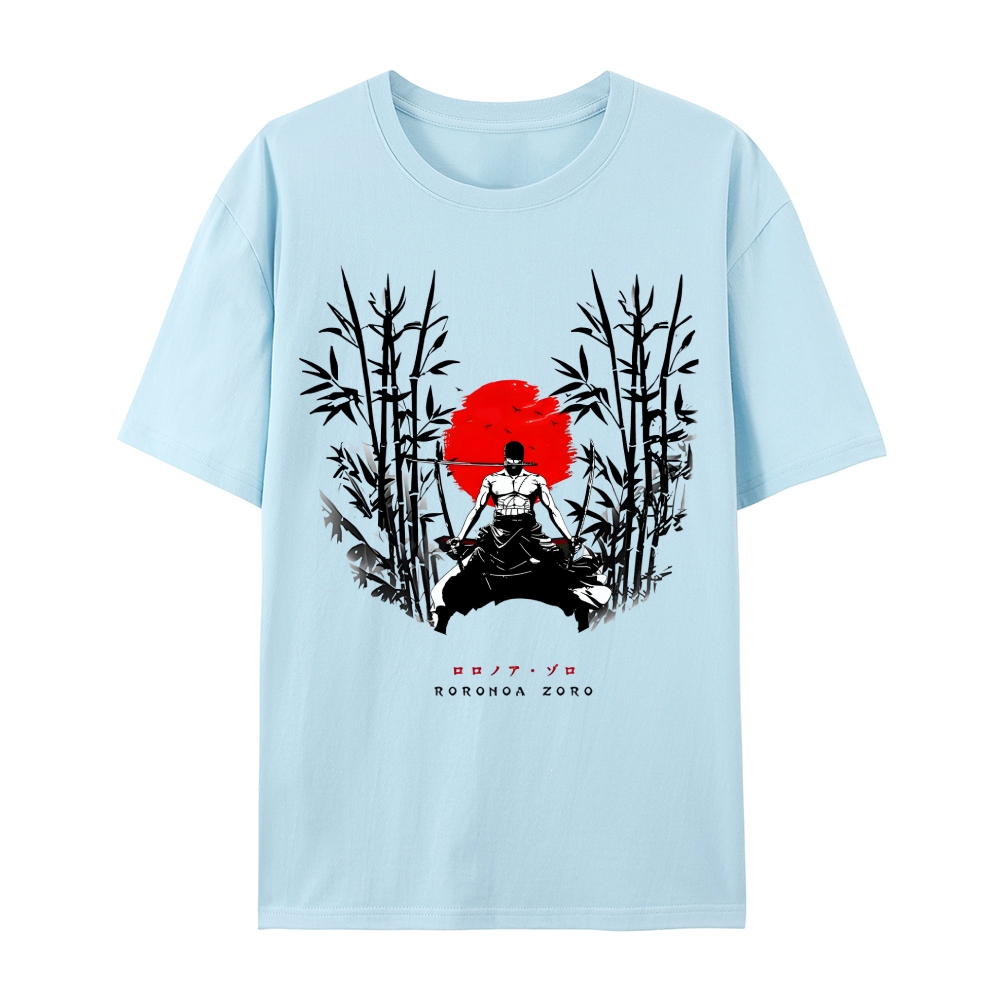 One Piece Pirate Hunter Zoro Casual Short Sleeve T-Shirt