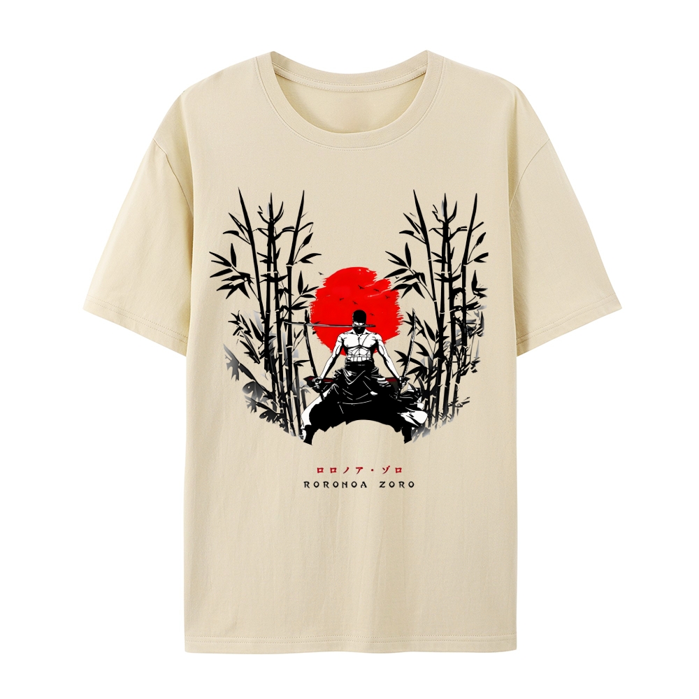 One Piece Pirate Hunter Zoro Casual Short Sleeve T-Shirt