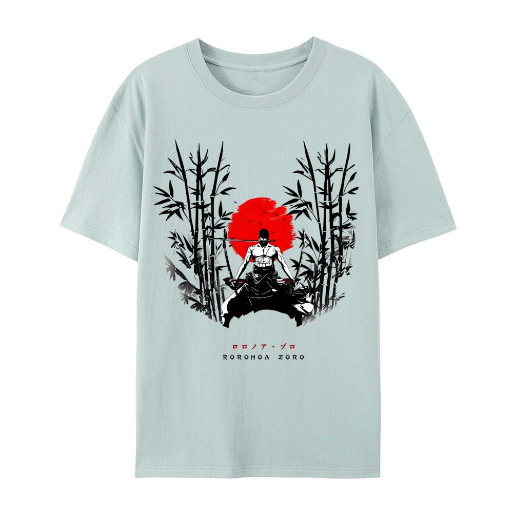 One Piece Pirate Hunter Zoro Casual Short Sleeve T-Shirt