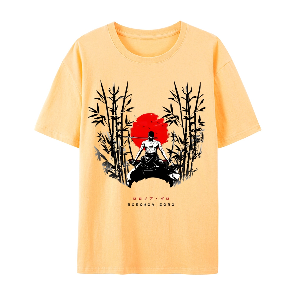 One Piece Pirate Hunter Zoro Casual Short Sleeve T-Shirt