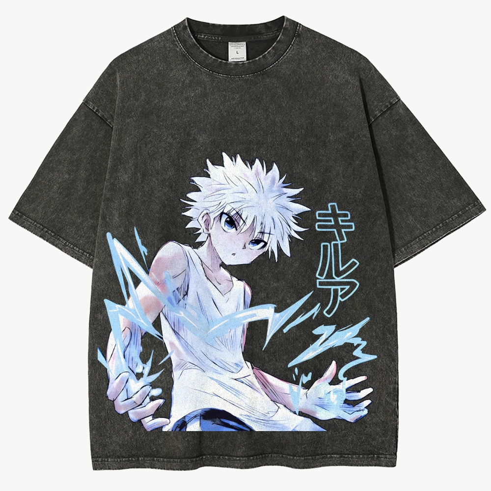Hunter X Hunter Unisex Fit Washed T-Shirt