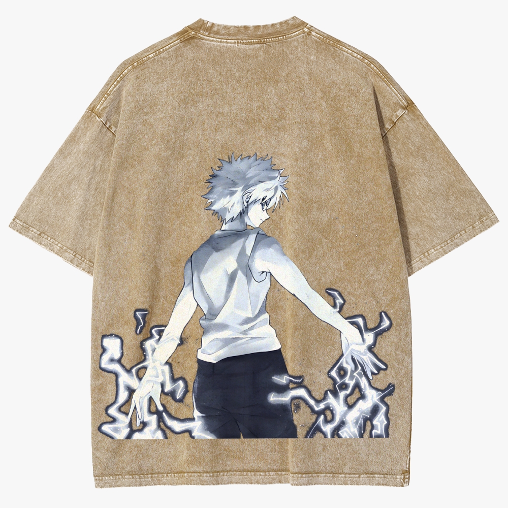 Hunter X Hunter Unisex Fit Washed T-Shirt