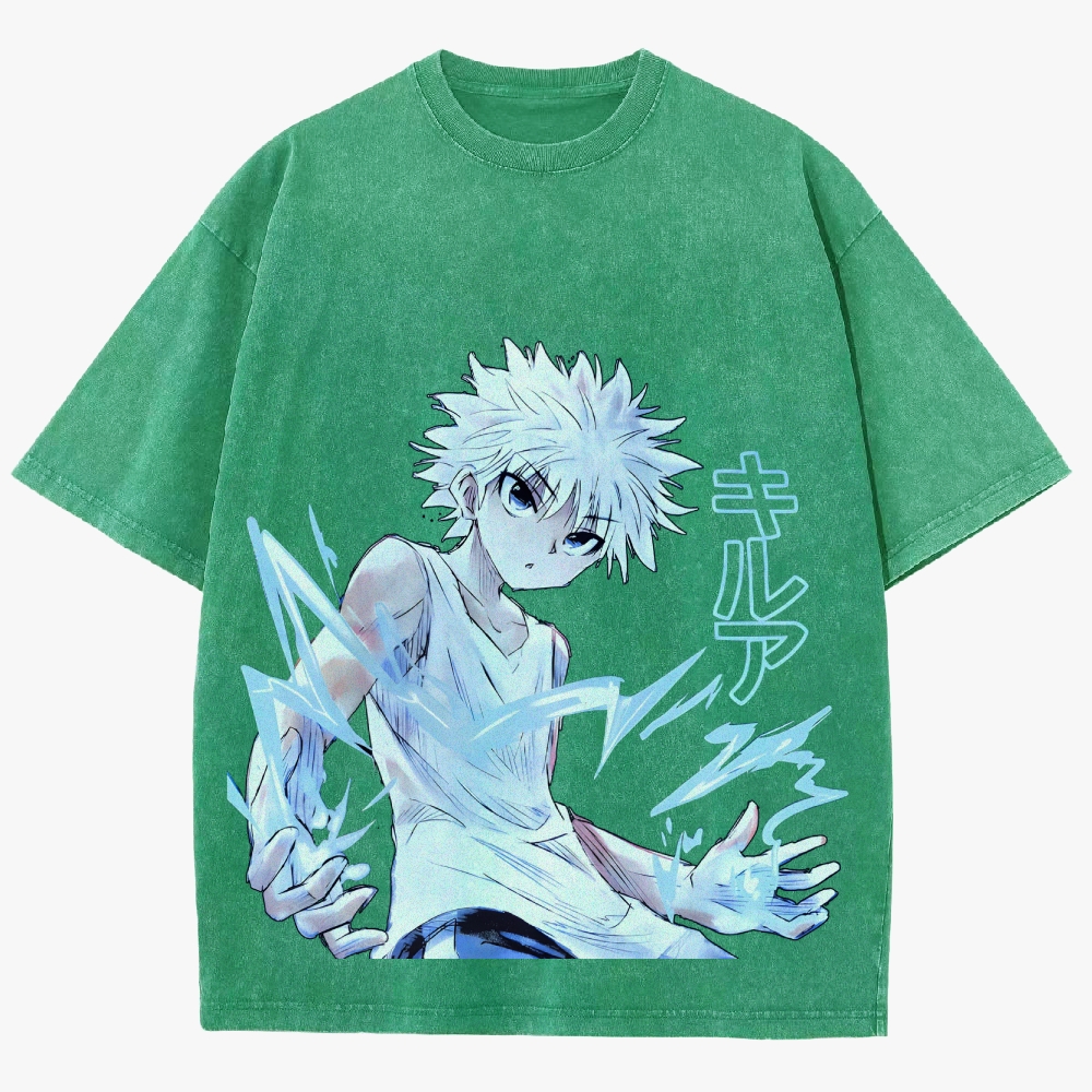 Hunter X Hunter Unisex Fit Washed T-Shirt