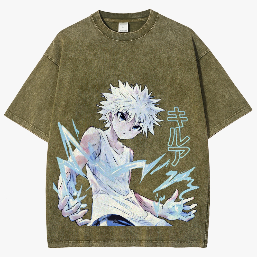 Hunter X Hunter Unisex Fit Washed T-Shirt