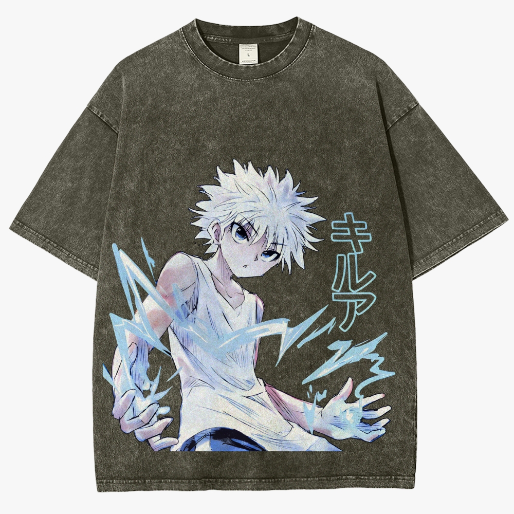 Hunter X Hunter Unisex Fit Washed T-Shirt