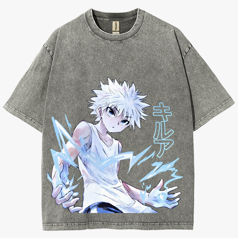 Hunter X Hunter Unisex Fit Washed T-Shirt