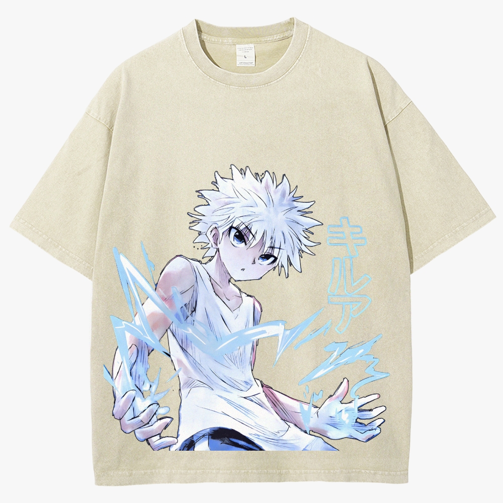 Hunter X Hunter Unisex Fit Washed T-Shirt