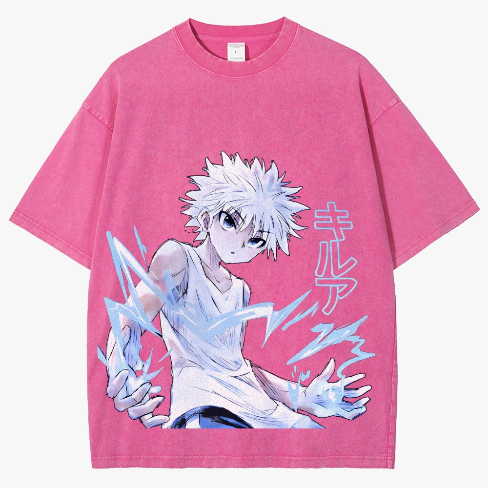 Hunter X Hunter Unisex Fit Washed T-Shirt