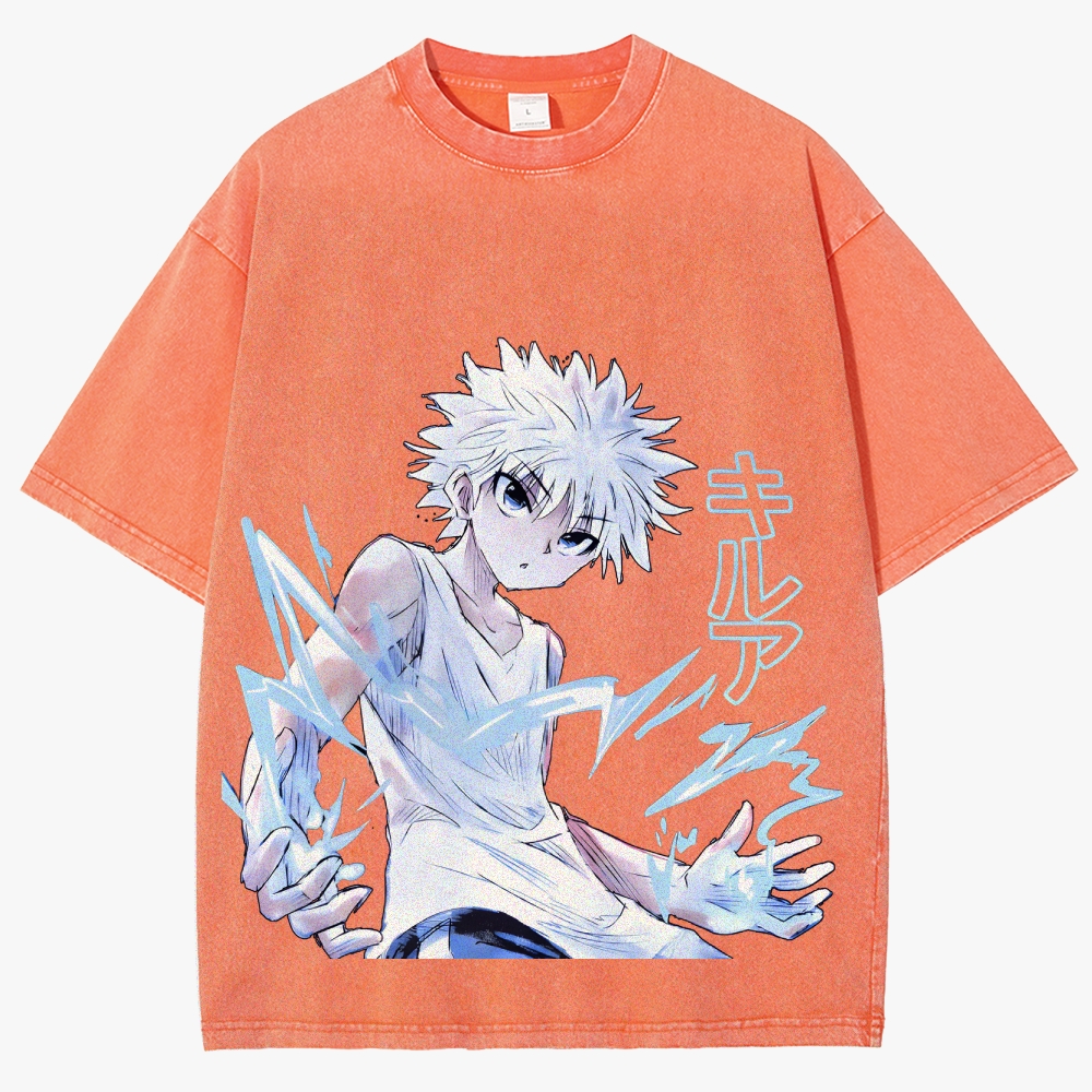 Hunter X Hunter Unisex Fit Washed T-Shirt