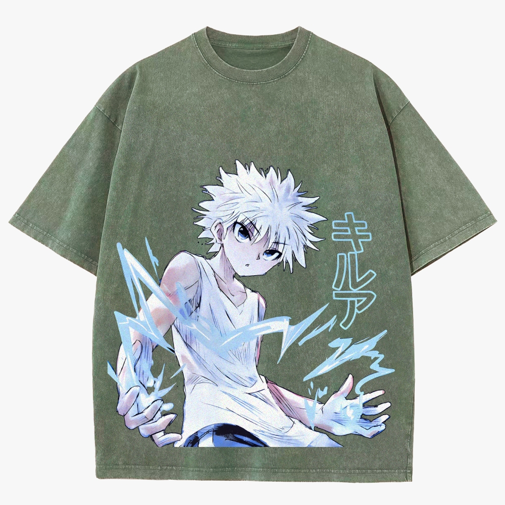 Hunter X Hunter Unisex Fit Washed T-Shirt