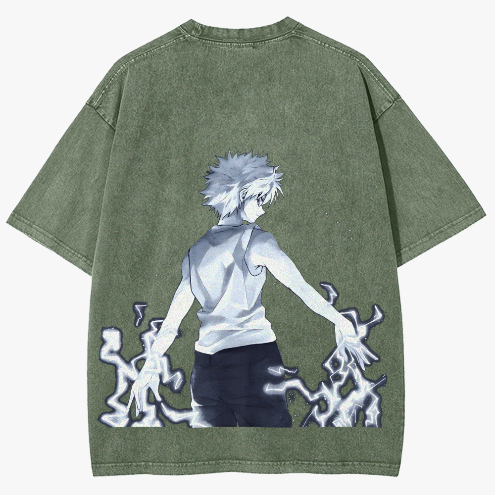 Hunter X Hunter Unisex Fit Washed T-Shirt