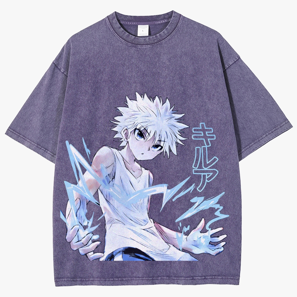 Hunter X Hunter Unisex Fit Washed T-Shirt
