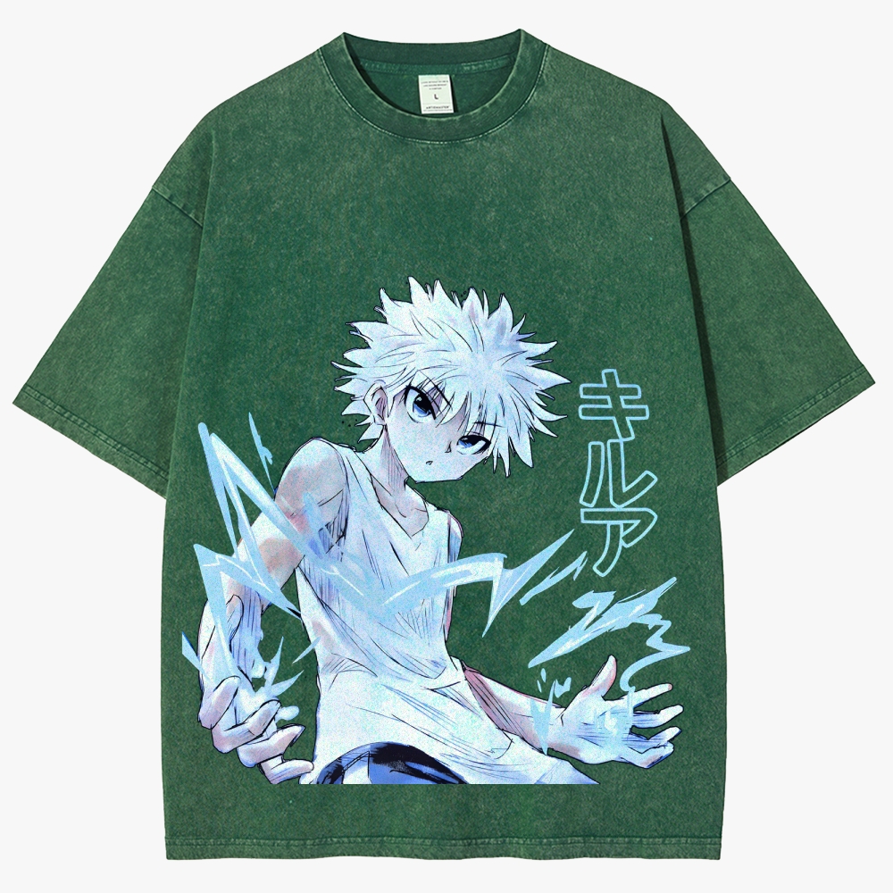 Hunter X Hunter Unisex Fit Washed T-Shirt