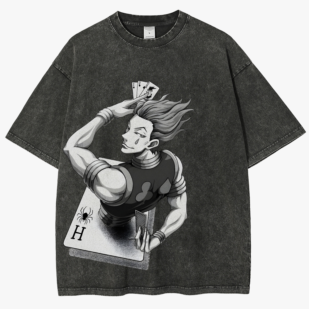 Hunter X Hunter Unisex Fit Washed T-Shirt